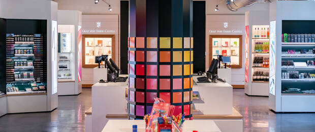 Faber-Castell eröffnet neues Besucherzentrum mit neuem Flagship-Store am Firmensitz in Stein. (Bild: Faber-Castell)