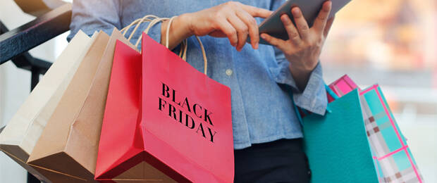 Der "Black Friday & Cyber Monday Report 2024" gibt Einblicke in das Einkaufsverhalten deutscher Verbraucher:innen an Shoppingtagen wie Black Friday und Cyber Monday. (Bild: Getty Images, ipopba)